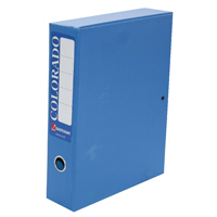 REXEL COLORADO BOX FILE A4 BLUE PK5