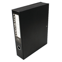 REXEL COLORADO BOX FILE A4 BLACK PK5