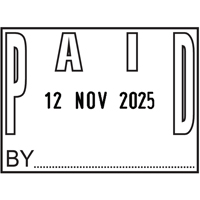 COLOP P700 DATE STAMP PAID P700PAID