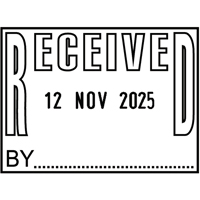 COLOP P700 DATE STAMP RECEIVED P700REC