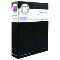 FILOFAX BLK FINSBURY PERSONAL ORGANISER