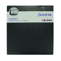 FILOFAX FINSBURY A5 ORGANISER BLK 025368