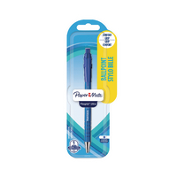 PAPERMATE BLUE FLEXGRIP RETRCT BALL PK12