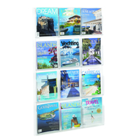 SAFCO 12 POCKET MAGAZINE PRESENTER A4
