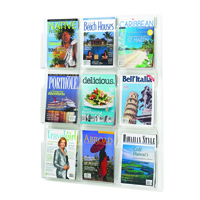 SAFCO 9 POCKET MAGAZINE PRESENTER A4