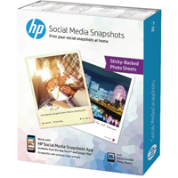 HP SOCIAL MEDIA SNAPSHOTS PK25 10X13CM