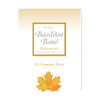BASILDON SML WRITINGPAD CHAMPN PK10