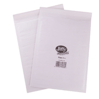 JIFFY SUPERLITE MAILER SIZE 3 WHT PK100