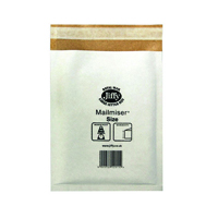 JIFFY MAILMISER 290X445 WHITE PK50