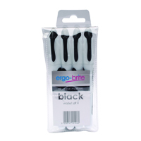ERGO-BRITE DRYWIPE MARKER GRIP BLK PK4