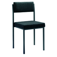 FF JEMINI STACKING CHAIR CHARCOAL
