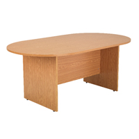 FF ARISTA OAK 1800MM RECT MEETING TABLE