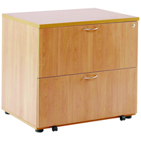 FF ARISTA BEECH DESK HIGH SIDE FILER
