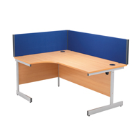 FF JEMINI BLUE 800MM STRAIGH DSK SCR