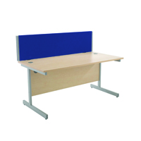 FF JEMINI BLUE 1500MM STRAIGHT DSK SCN