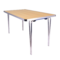 FF JEMINI ALU FOLD TBL RECT 1220 BEECH