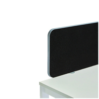 FF JEMINI DESKTOP 800MM BLACK RETRN SCRN