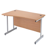 FF JEMINI 1600MM LH CANT WAVE OAK