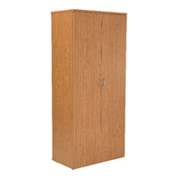 FF JEMINI 2000MM CUPBOARD 4SHELF OAK