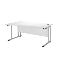 FR FIRST WAVE LH CANT DESK 1600 OAK
