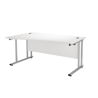 FR FIRST WAVE LH CANT DESK 1600 WHITE