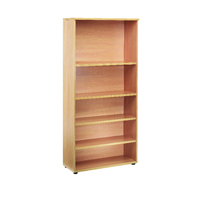 FR FIRST H2000MM BOOKCASE 4SHELF BEECH