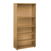 FR FIRST H2000MM BOOKCASE 4SHELF OAK
