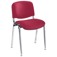 FR FIRST STACKING CHAIR CLARET CHRM FRM