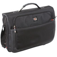GINO FERRARI TITAN MESSENGER BAG BLACK