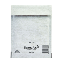 MAIL LITE BUBBLE BAGS 150X210 WHT PK100