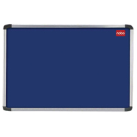NOBO FELT NOTICEBOARD 2400X1200 BLUE