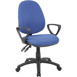 VANTAGE 101 FIX ARM OPERATOR CHAIR BLUE