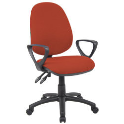 VANTAGE 101 FIX ARM OPERATOR CHAIR RED