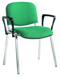 TAURUS STACKING ARM CHAIR CHM/BLU