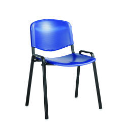 TAURUS PLASTIC STACKING CHAIR BLU