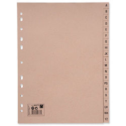 SELECT A4 DIVIDER A-Z INDEX MANILLA BUFF SELECT A4 DIVIDER A-Z INDEX MANILLA BUFF