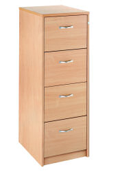DELUXE EXEC FILING CABINET 4DRW WAL