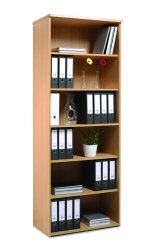 UNIVERSAL BOOKCASE 2140MM WHT