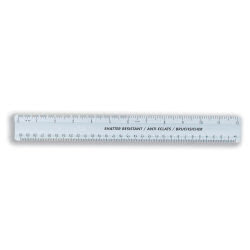 SELECT 12INCH PLASTIC RULER SHATTERPROOF