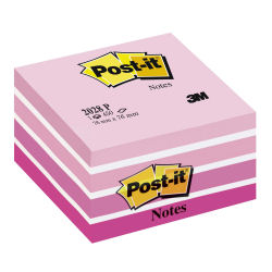 POST-IT NOTE CUBE 76X76 PINK 2028-P