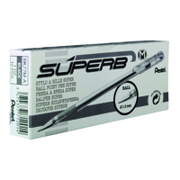 PENTEL SUPERB BALL PEN BLACK BK77M-A