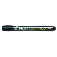 PILOT 400 CHISEL TIP MARKER BLK PK20