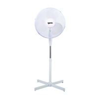 IGENIX 16IN PEDESTAL FAN WHITE