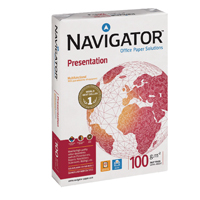 NAVIGATOR PRESENTATION A4 100GM WHT