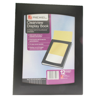 REXEL CLEARVIEW DISPLAY BOOK 12 PCKT A4