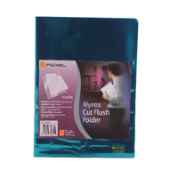 REXEL A4 PVC GREEN CUT FLUSH FOLDER PK25