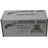 SAFEWRAP SHREDDER 200 LITRE BAGS PK50