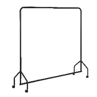 VFM BLACK GARMENT RAIL 311416