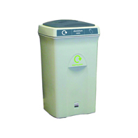 RECYCLING ENVIROBIN 100L GRY/YLW 315275