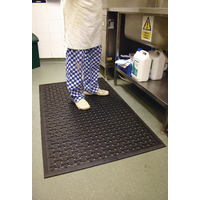 VFM BLACK 850X1400MM KITCHEN MAT